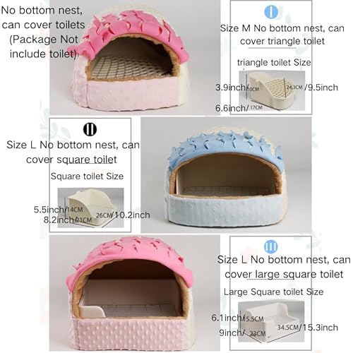 Cabana de porquinho-da-índia de pelúcia quente Habitat ouriço esconderijo casa de rato para coelho d