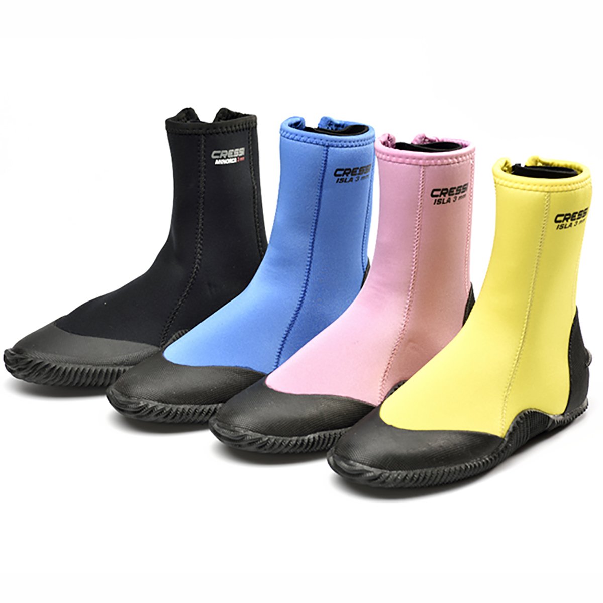 Cressi Isla Boots Calzari per Immersione in Neoprene con Suola 3mmUnisex - Adulto