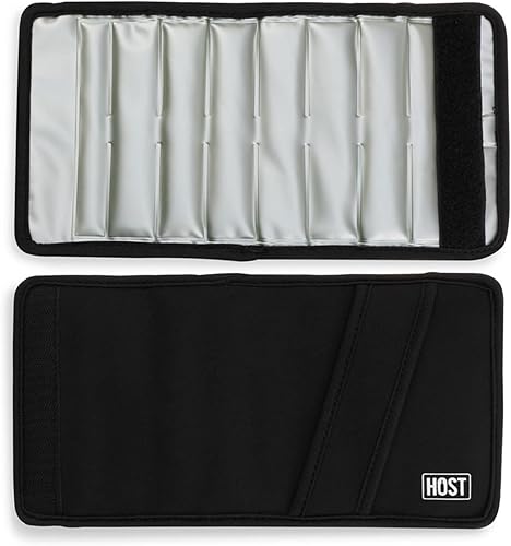 Miniatura 9 de HOST Insta-Chill Slim Cooler - Paquete de 1 gel congelable flexible y hielo para latas de 12 onzas, color negro
