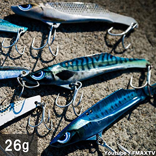 アズーロ 徹湾メタルバイブレーションII 26g 【リアル生カラー】 サバ ルアー シーバス 青物 タチウオ サワラ ヒラメ 2枚目