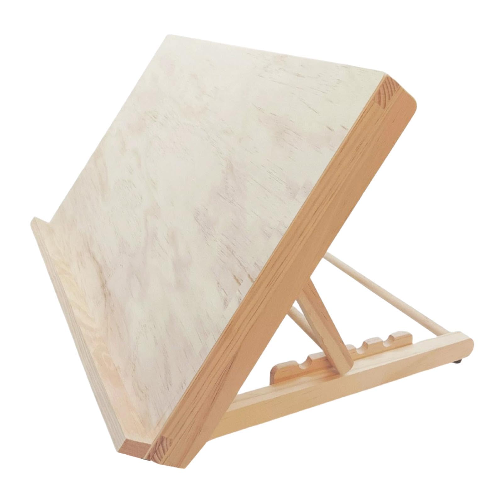 predolo Chevalet de table pour peinture, présentoir en bois, décoratif, élégant, planche à dessin, chevalet de bureau pour artiste, 45cmx30cm