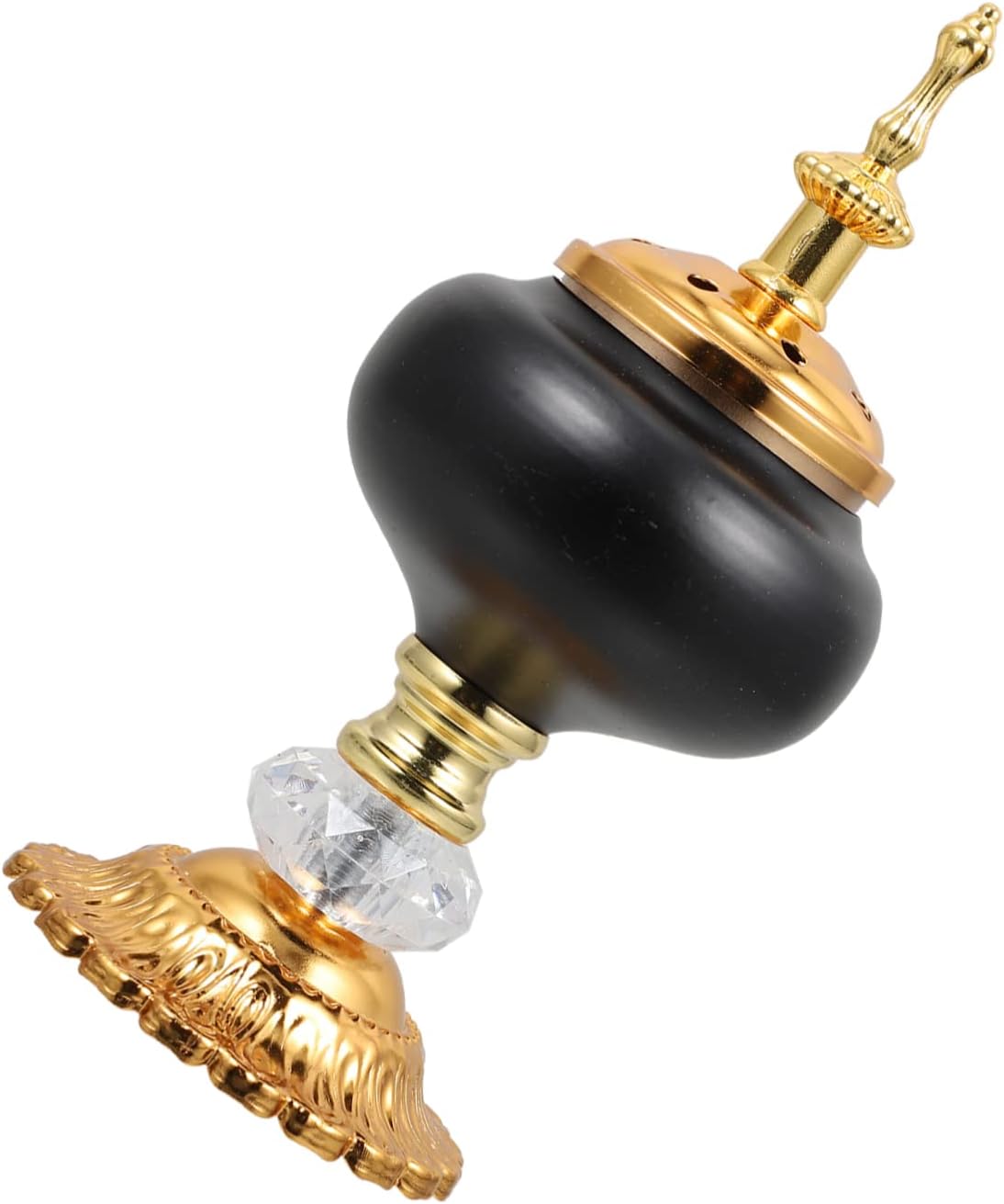 1Pc Iron Craft Aroma Stove Hollow Out Incense Holder for Aromatherapy Decorative Essential Oil Diffuser for Relaxing Atmosphere Bedroom Yoga Studio Home