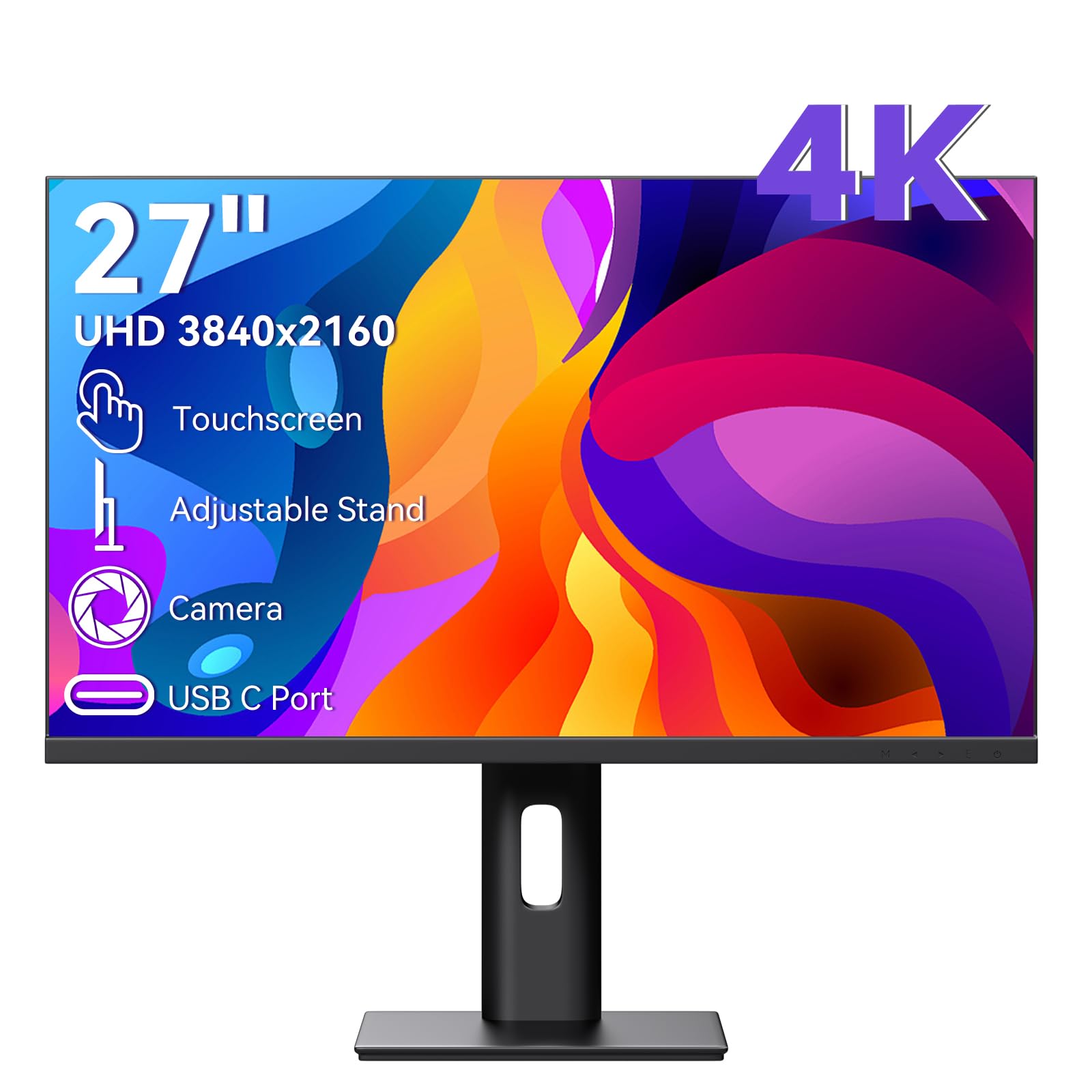 Amazon.com: Pisichen Touchscreen Monitor 4K Gaming 27 Inch UHD