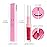 evpct Crushed Ruby Red Metallic Glitter Lip Liner and Lipstick Combo Lip Gloss Stain Set Makeup for Women Long Lasting Waterproof 24, Red Frosted Metallic Shimmer Glossy iridescent Liquid Lipstick 18