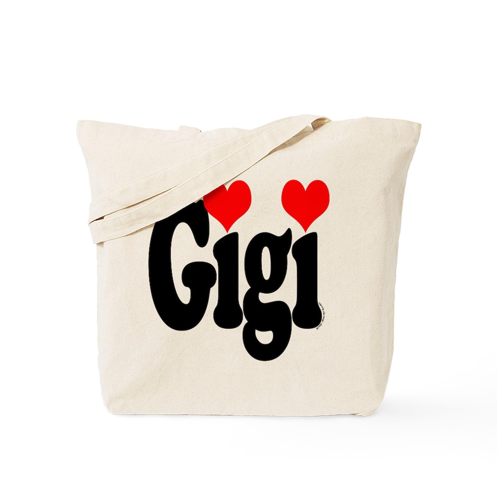 CafePress I Love Gigi Tote Bag Reusable Natural Beige Canvas Shopping Bag