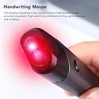 Vista 5 de Serounder - Mouse óptico Bluetooth de 2.4 G, 1200 DPI, 4 botones, ergonómico mini para laptops/pads