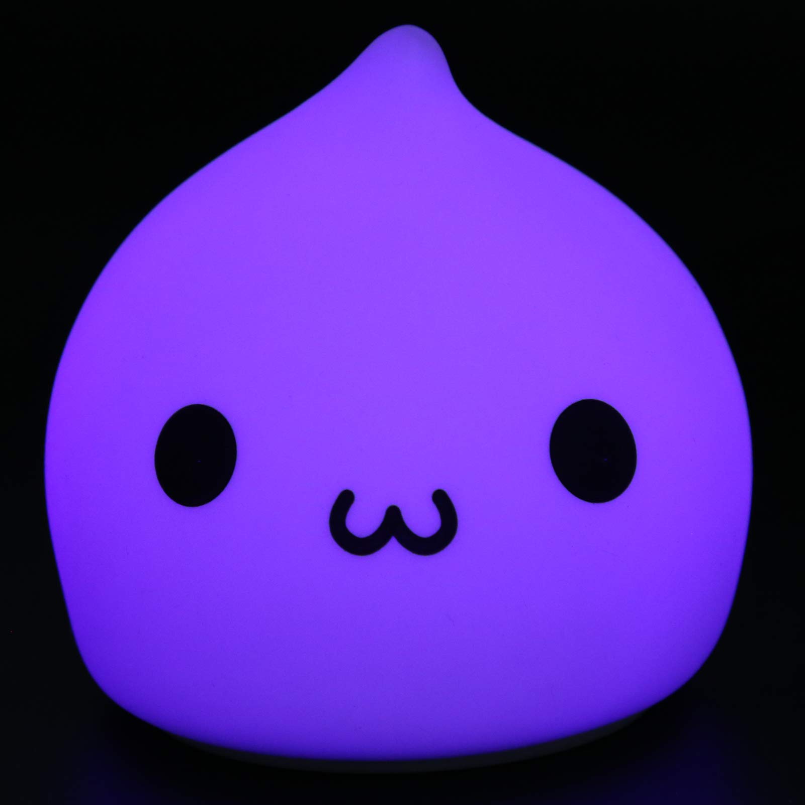 Lampe Veilleuse LED Goutte D'eau En Silicone - 7 Couleurs, Sans Marque, Pour Chambre Bébé