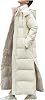 cllios Women Down Puffer Coat Long Lightweight Jacket with Hood Bubble Coat Plus Size Quilted Parka Winter Hoodies