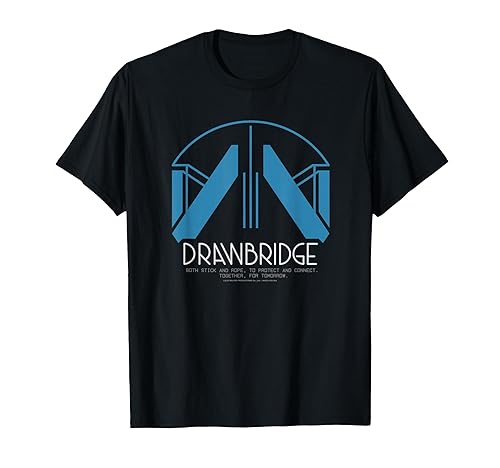 Death Stranding 2 Drawbridge Logo Gaming Maglietta