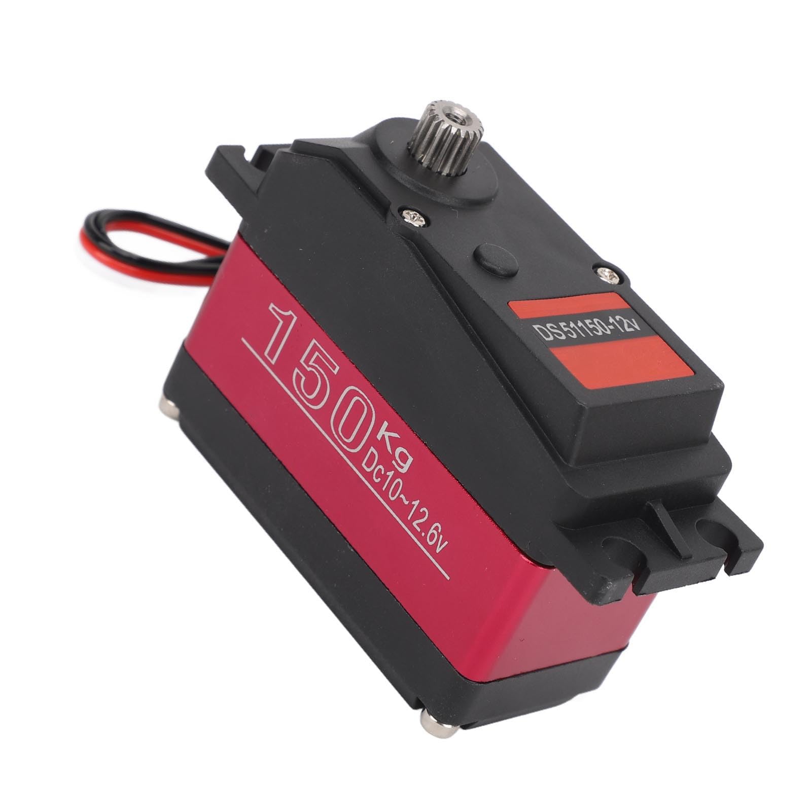 Tbest Servo Digitale DS51150 da 150 kg, Servo RC Completamente in Metallo Impermeabile con Braccio in Lega di Alluminio 18T per Auto RC 1/5, Design Compatto e Leggero, Lunga Durata