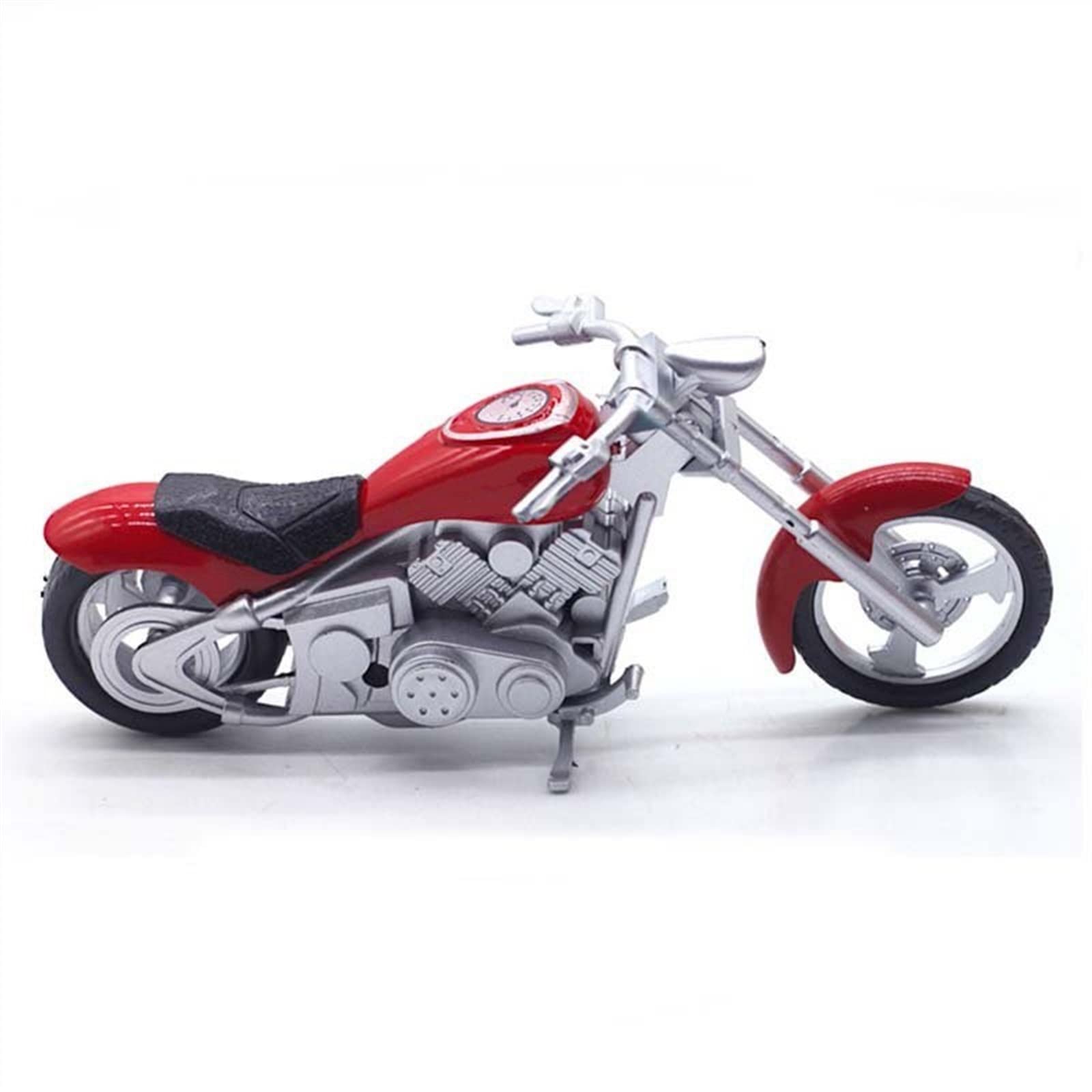 SEYXF Motorbike Toy for Harley Motorcycle Birthday Gift Toys Collection 1/18(Black- Silver)