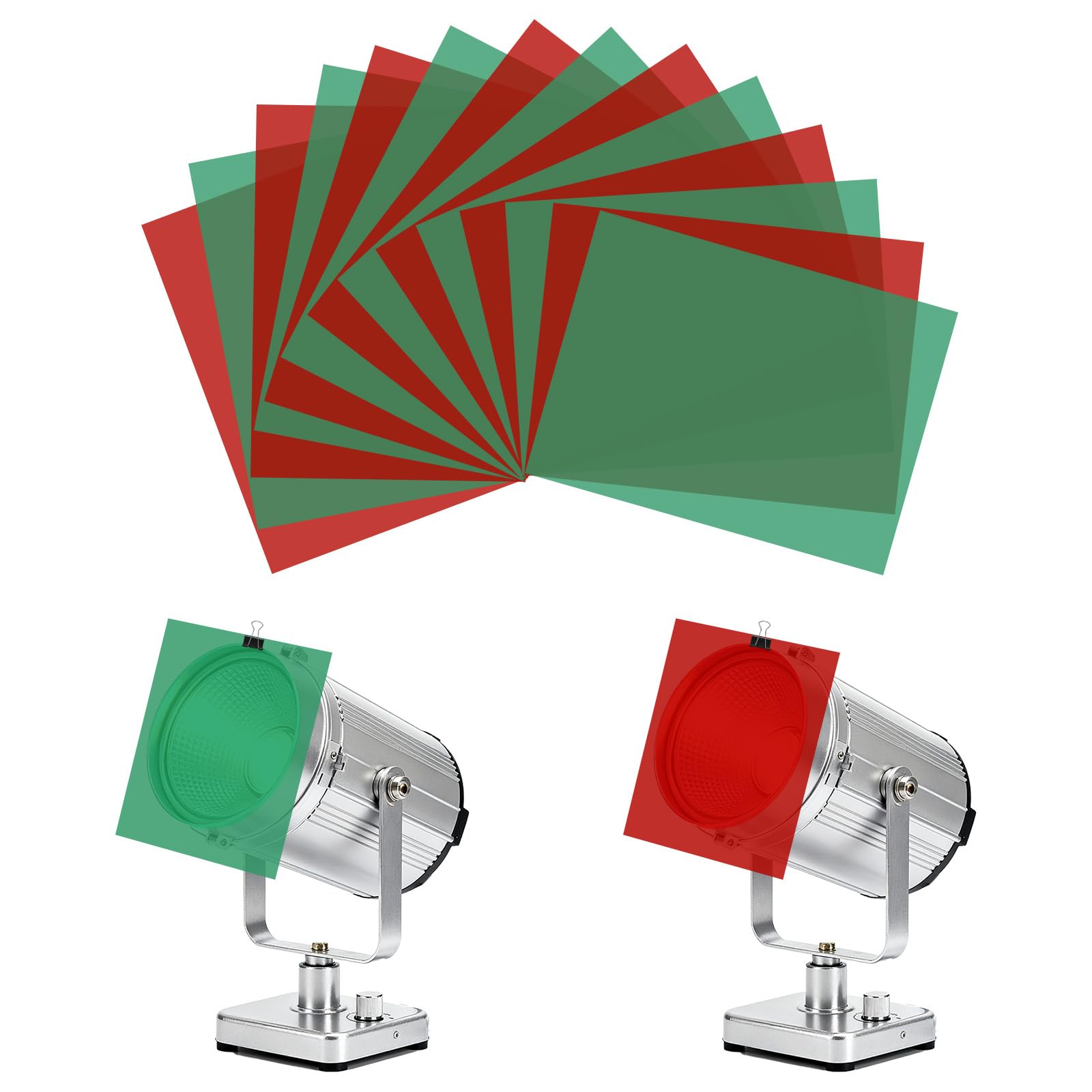 Feuilles en plastique transparent pour paysage de Noël - 8