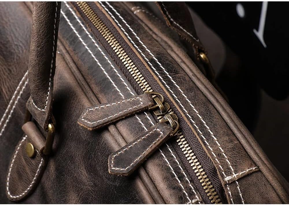 Men's Hand Luggage Bag Travel Large Capacity Shoulder Messenger for 14" Laptop