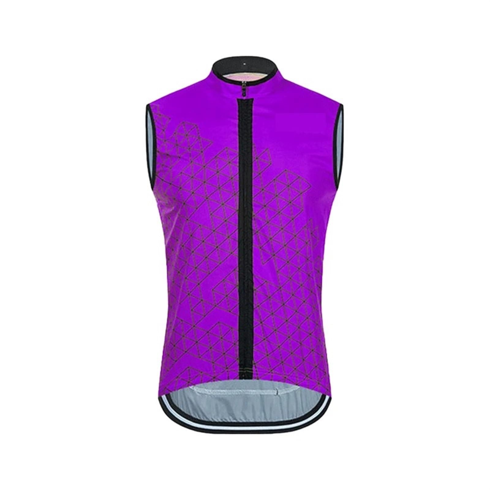Ärmellose Fahrradweste Winddichte Fahrradjacke for Herren im Sommer, ärmellos, wasserdicht, Fahrradjacke, regendichte Herrenjacke für Wandern Laufen Causal