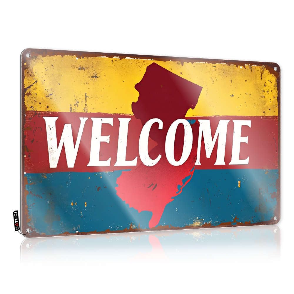 Sujd Colour Welcome To Texas! Retirement Gift Awesome - Tin Art Wall Art Decoration(30X40cm)