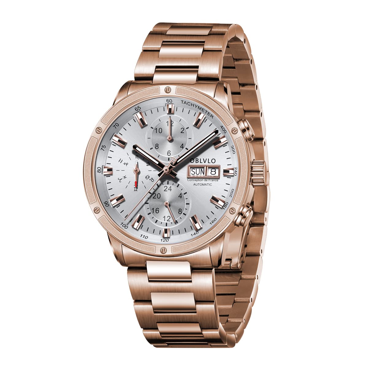 Luxury Brand Watch for Men Automatic Mechanical Watch Steel Date Men's Waterproof Casual Watch CM2, Cm2-pwp, Bracelet
