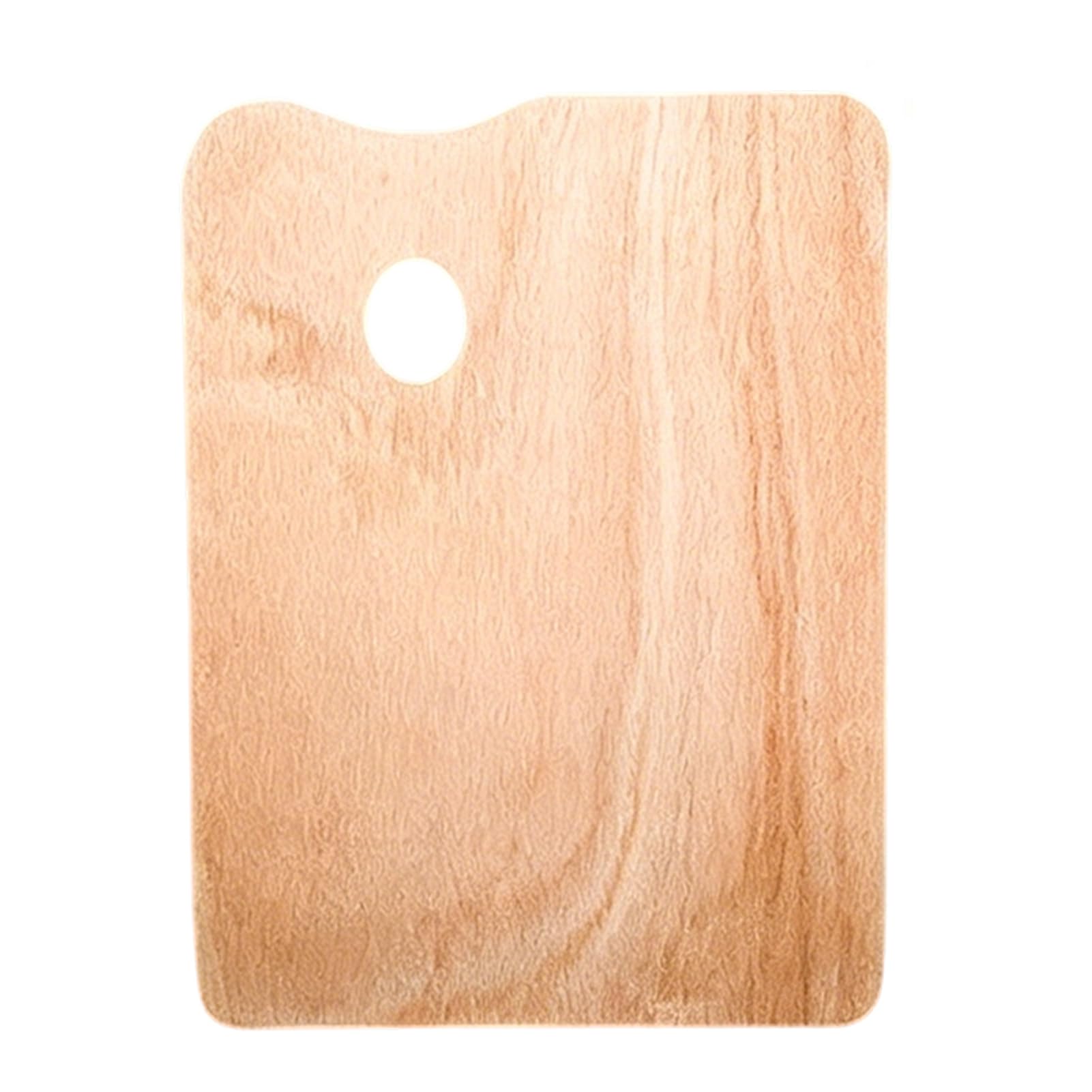 Pasisuu Wooden Paint Palette – Large Beech Wooden Pallets for Artists, Smooth Surface Paint Palette Tray for Oil Acrylic Watercolor Square Large