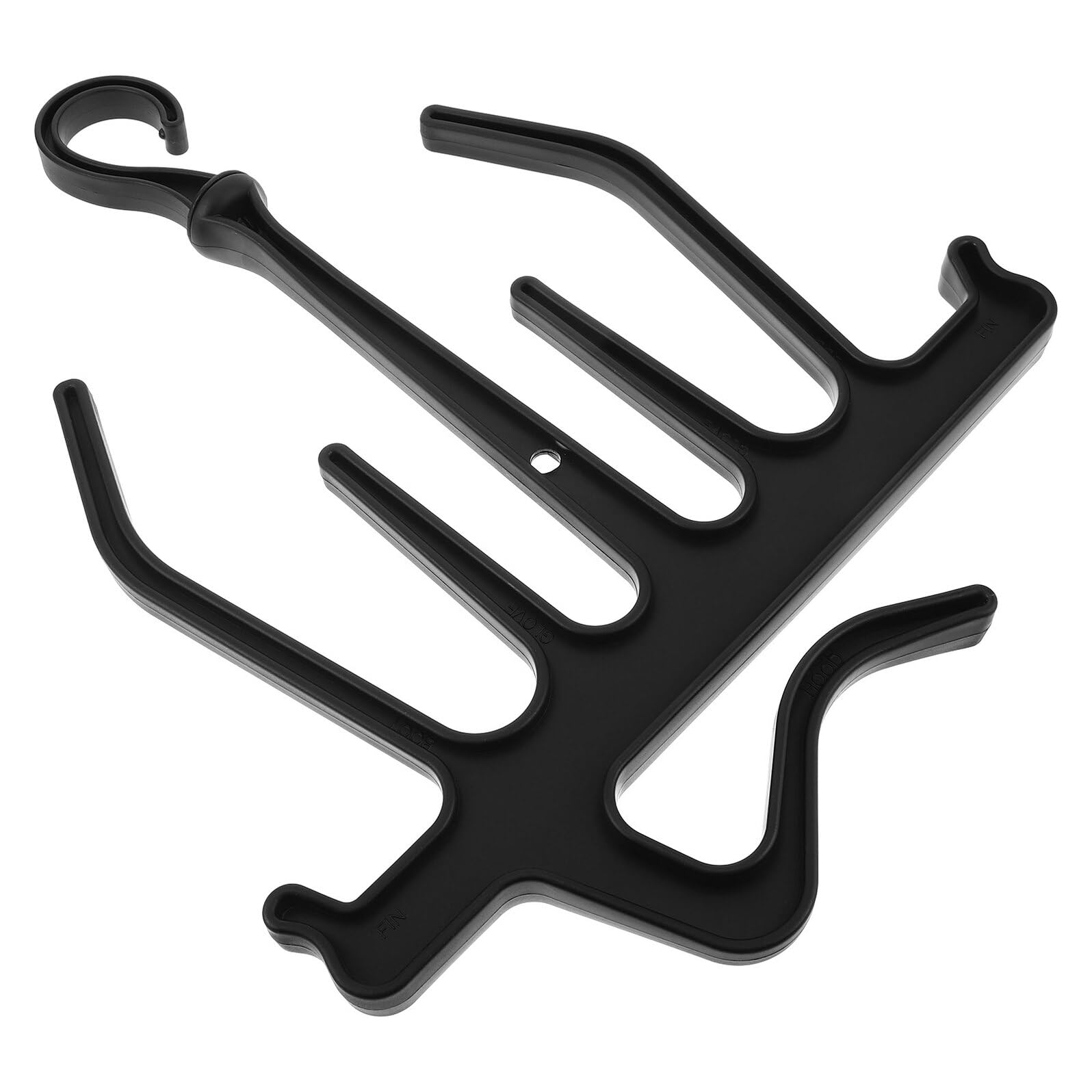 Perchero portátil antideslizante para traje de neopreno – Percha de ropa de buceo para secado rápido y ventilado, ideal para viajes y uso doméstico, diseño de plástico duradero