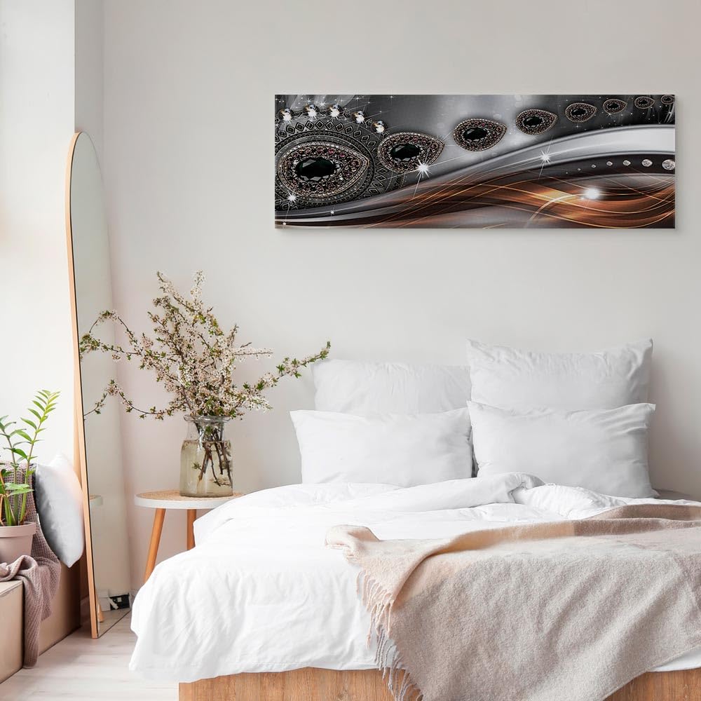 murando - Quadro Acustico Astratto 1 pezzo schiuma acustica Quadri Moderni Camera da Letto Matrimoniale - Stampa su Tela - Pannelli Fonoassorbenti Decorativi - Fonoassorbente Acustiche