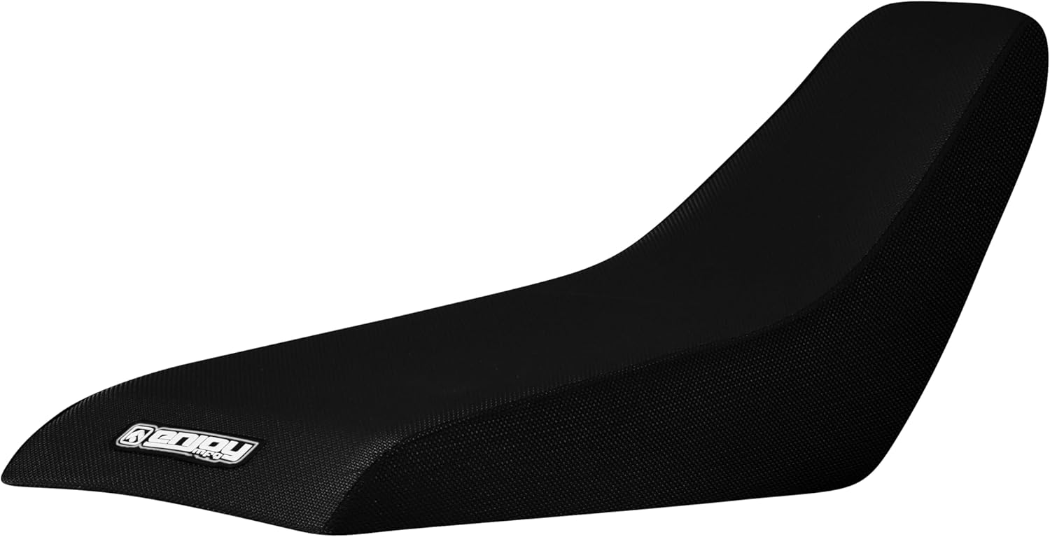 Enjoy Mfg Seat Cover - Compatible with Honda 1999-2007 TRX 400EX TRX 400 EX # 203 (All Black Standard)
