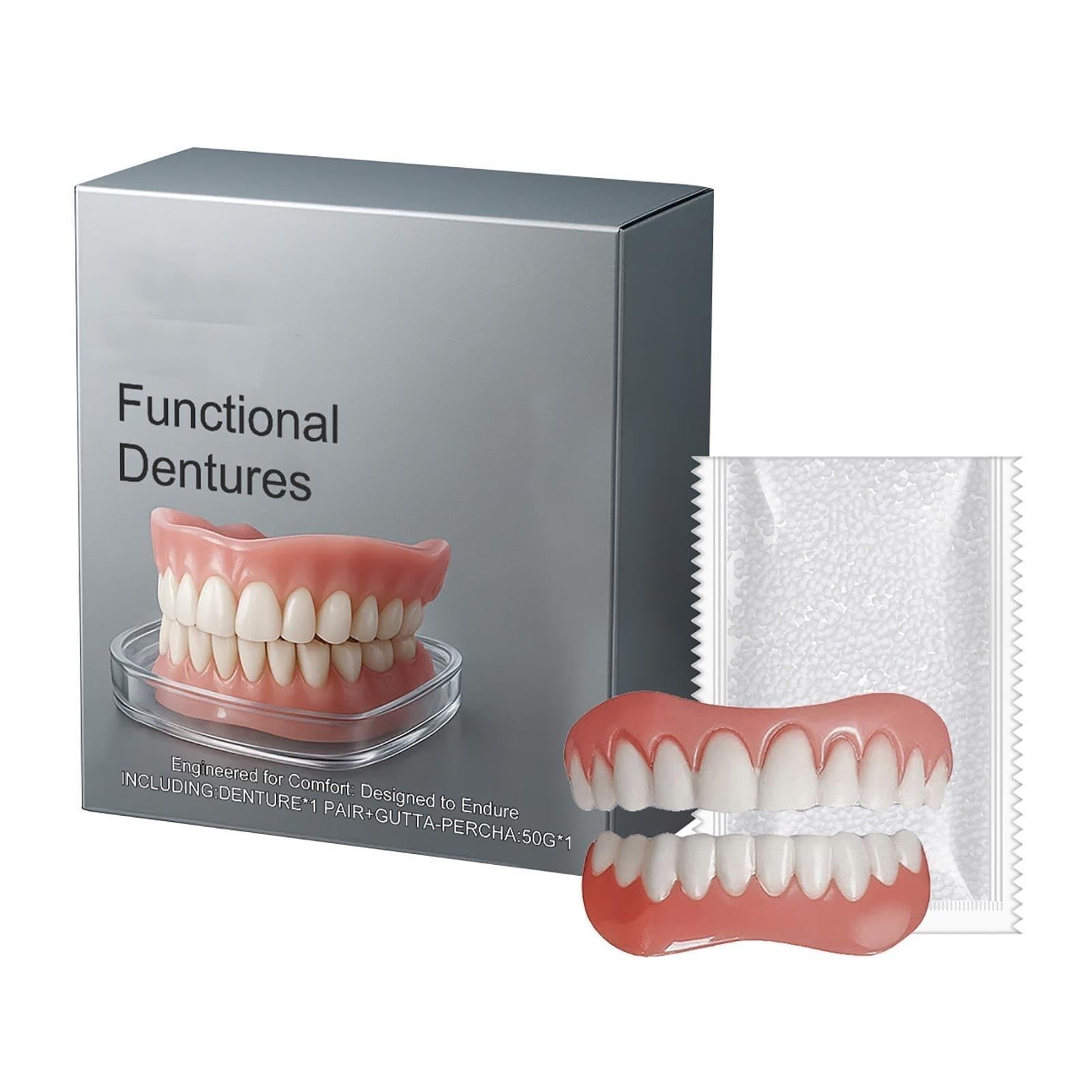 Formbares, Glattes Silikonprothesen-Set Mit Vollständiger Smile-Abdeckung