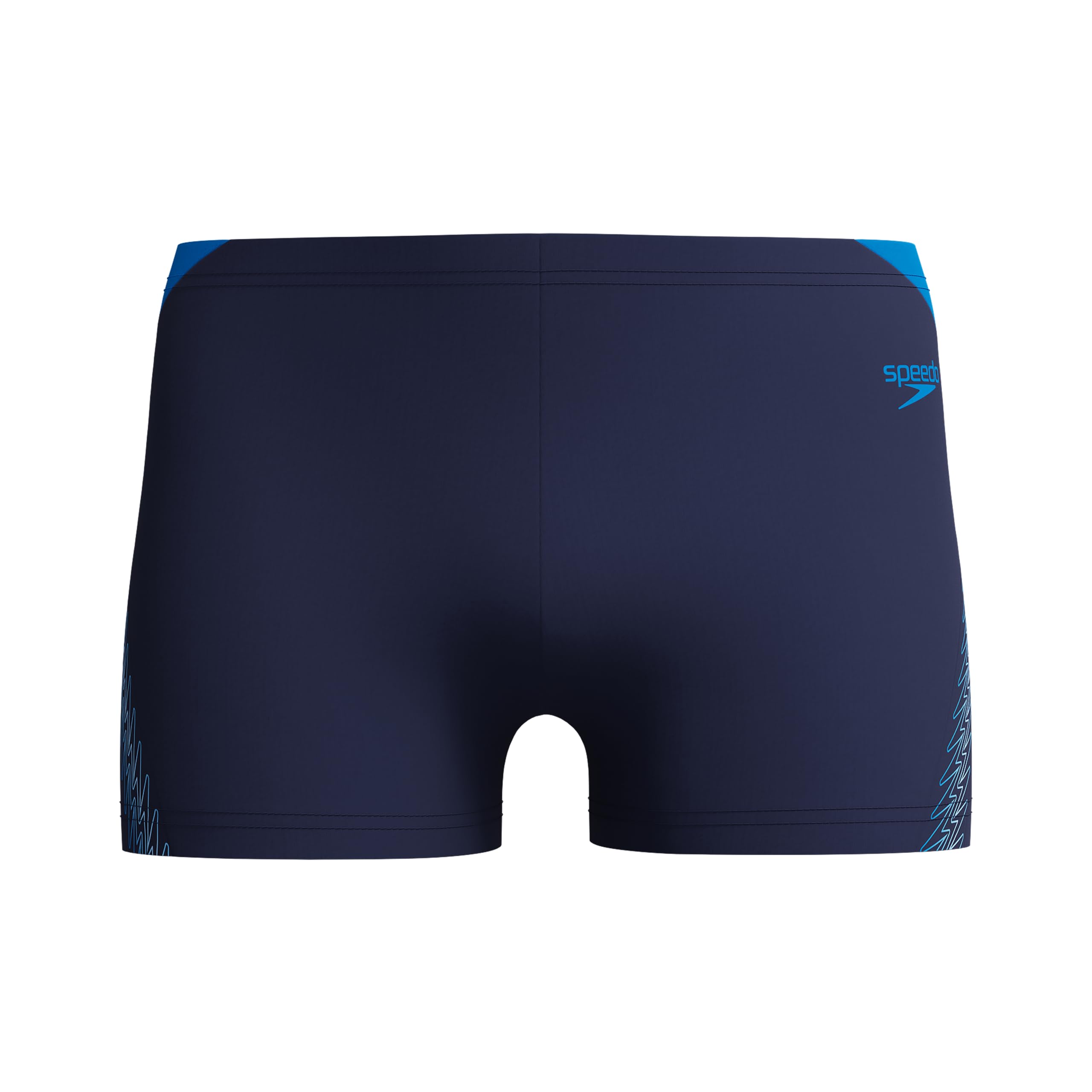 Speedo Men's Hyperboom Splice Aquashort Swimming Trunks| Quick Drying | Training | Fitness | Chlorine Resistant Swimwear, Lagoon Blue/Celeste, 28
