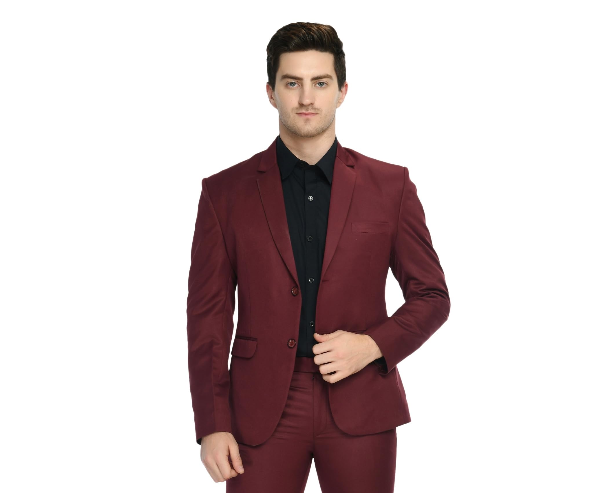 highek Stylish Formal Single Breasted Blazer for Mens-picture-45