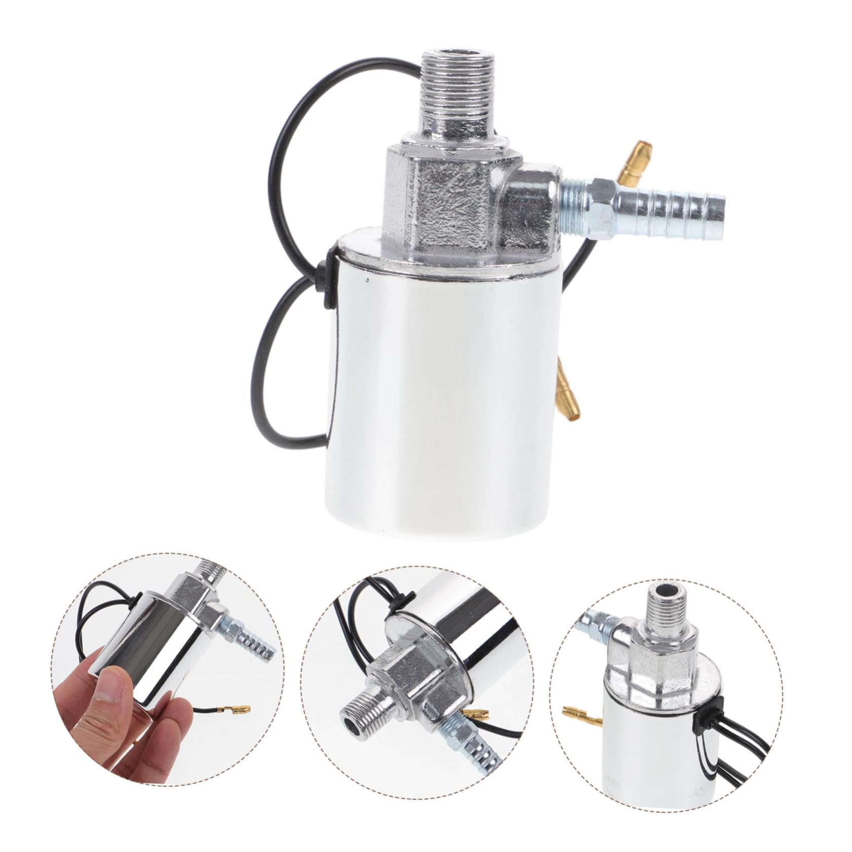 TOPBATHY 5 Válvulas Solenoides Para Bocina De Camión Válvula Electromagnética Bocina De Aire Bocina De Tren Bocina De Aire Solenoide Para Camión Bocina De Aire Para Camión Bocina De