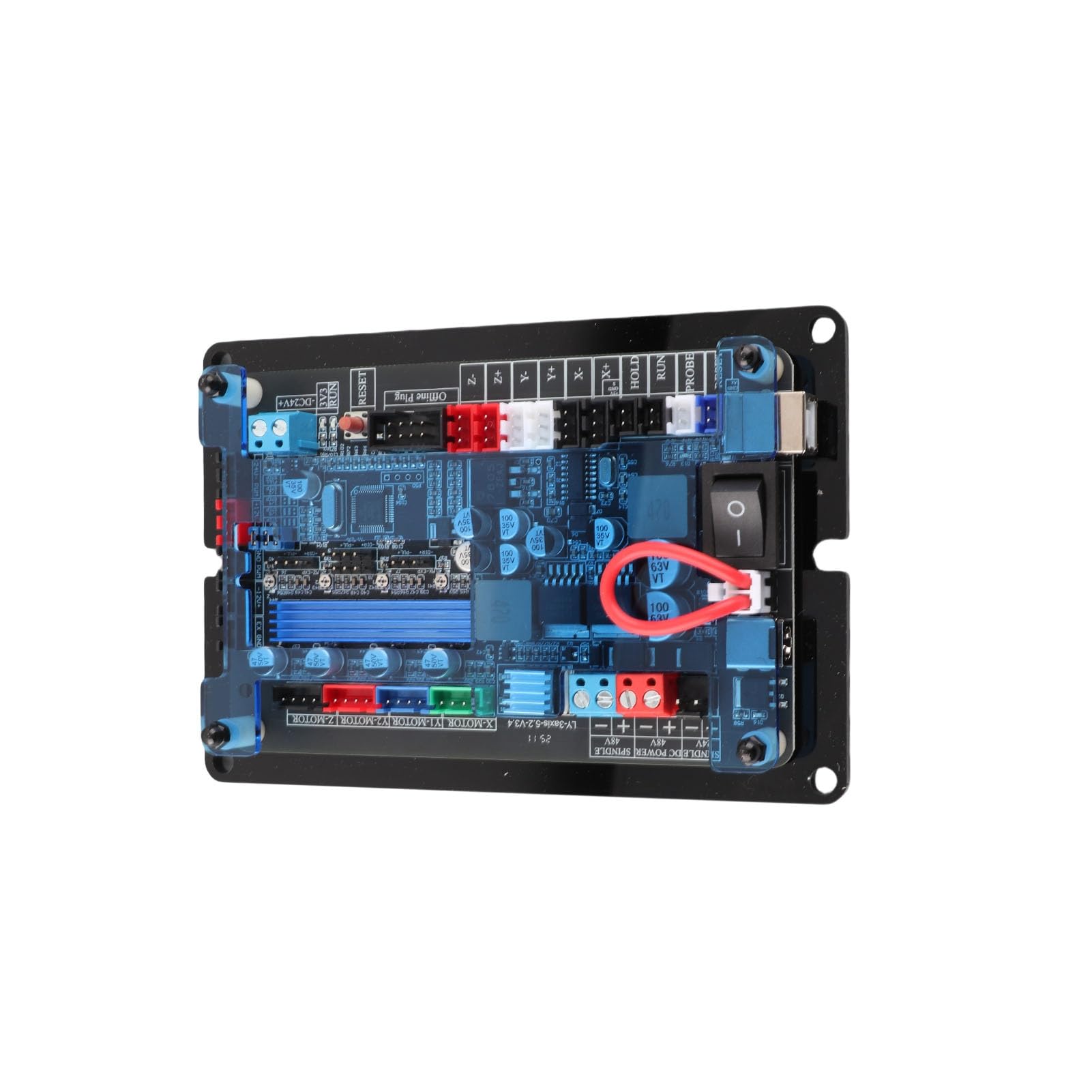 FTVOGUE Tablero Controlador GRBR de 32 Bits 3 Ejes CNC CNC Paseador del Motor del Motor Paso a Paso con la Unidad de Ejes de Doble Y para la Máquina de Grabado de la Carpintería