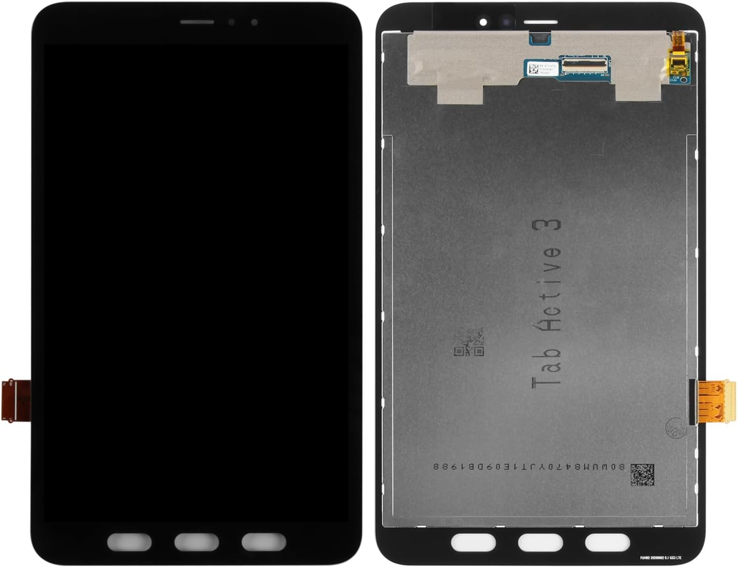 for Samsung Galaxy Tab Active 3 8.0 Screen Replacement for Galaxy Tab Active 3 3rd 2020 SM-T575 SM-T577 LCD Display Touch Screen Digitizer Assembly Kit (Black)
