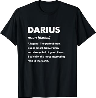 Darius Name T-Shirt