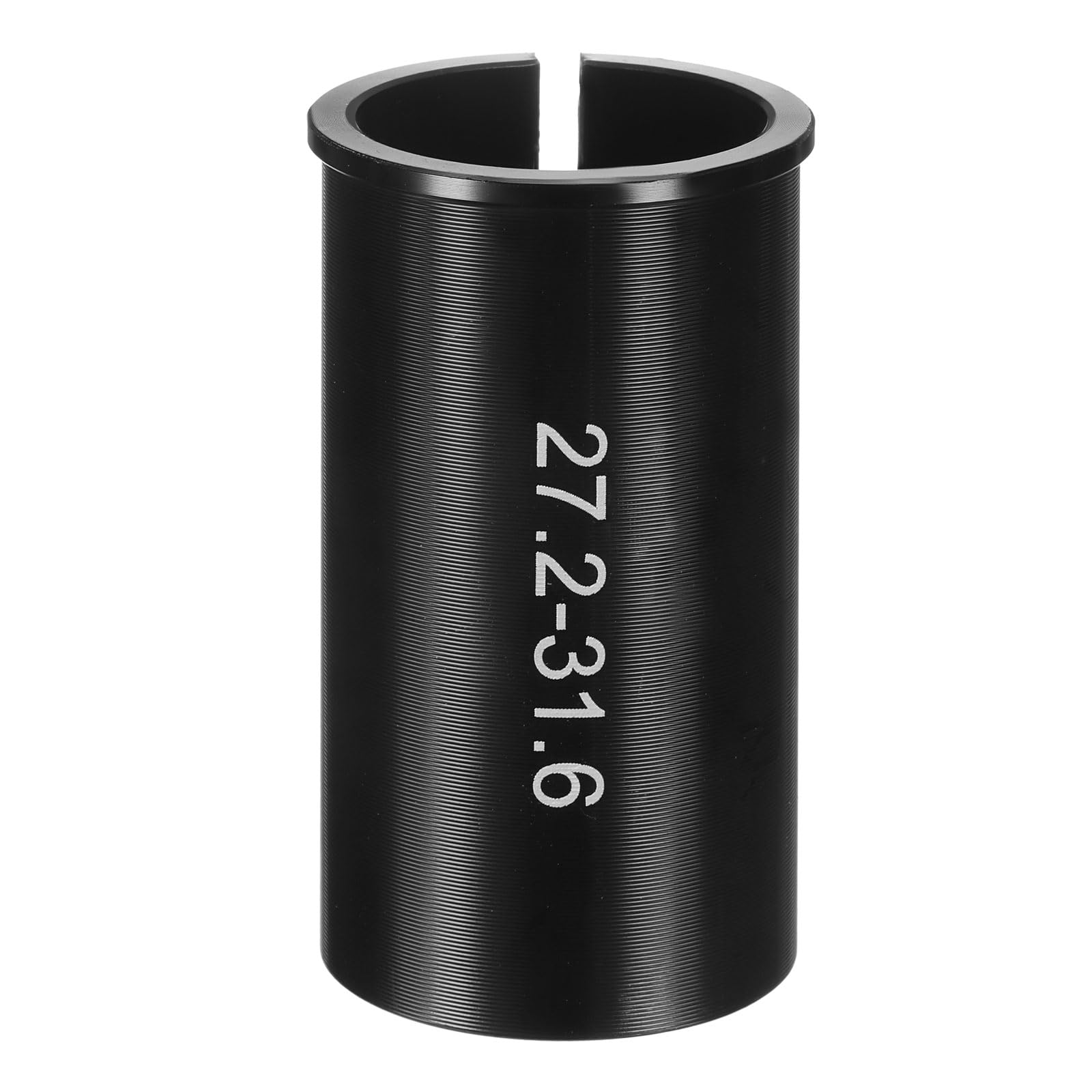 sourcing map Alloy Bike Seat Post Reducer Shim 27.2mm to 31.6mm 60mm Length Aluminum Bicycle Reducing Sleeve Conversion Seat Post Tube Adapter for Mountain Bike Road Bike City Bike
