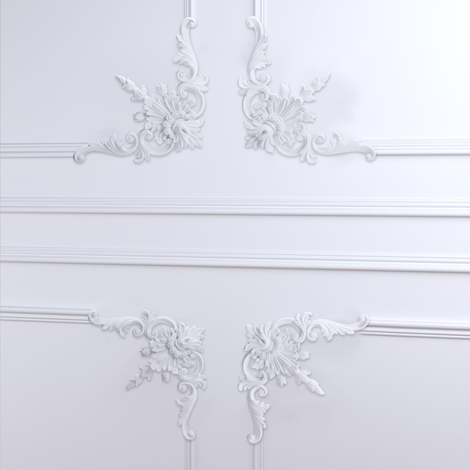 Snapklik.com : Pangda Corner Wall Molding French Style Wainscoting ...