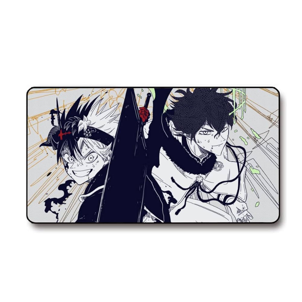 Amazon | デスクマット 事務机マット ブラッククローバー (5