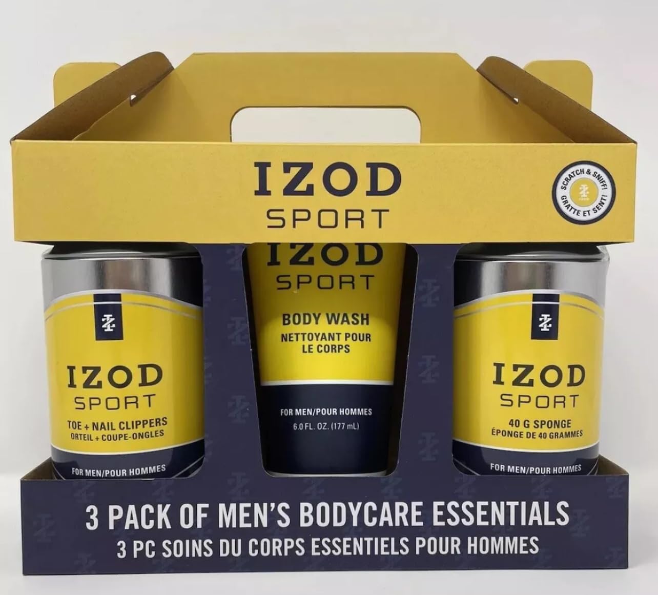 Amazon.com : IZOD Sport 3 Pack Body Care, Toe & Nail Clippers