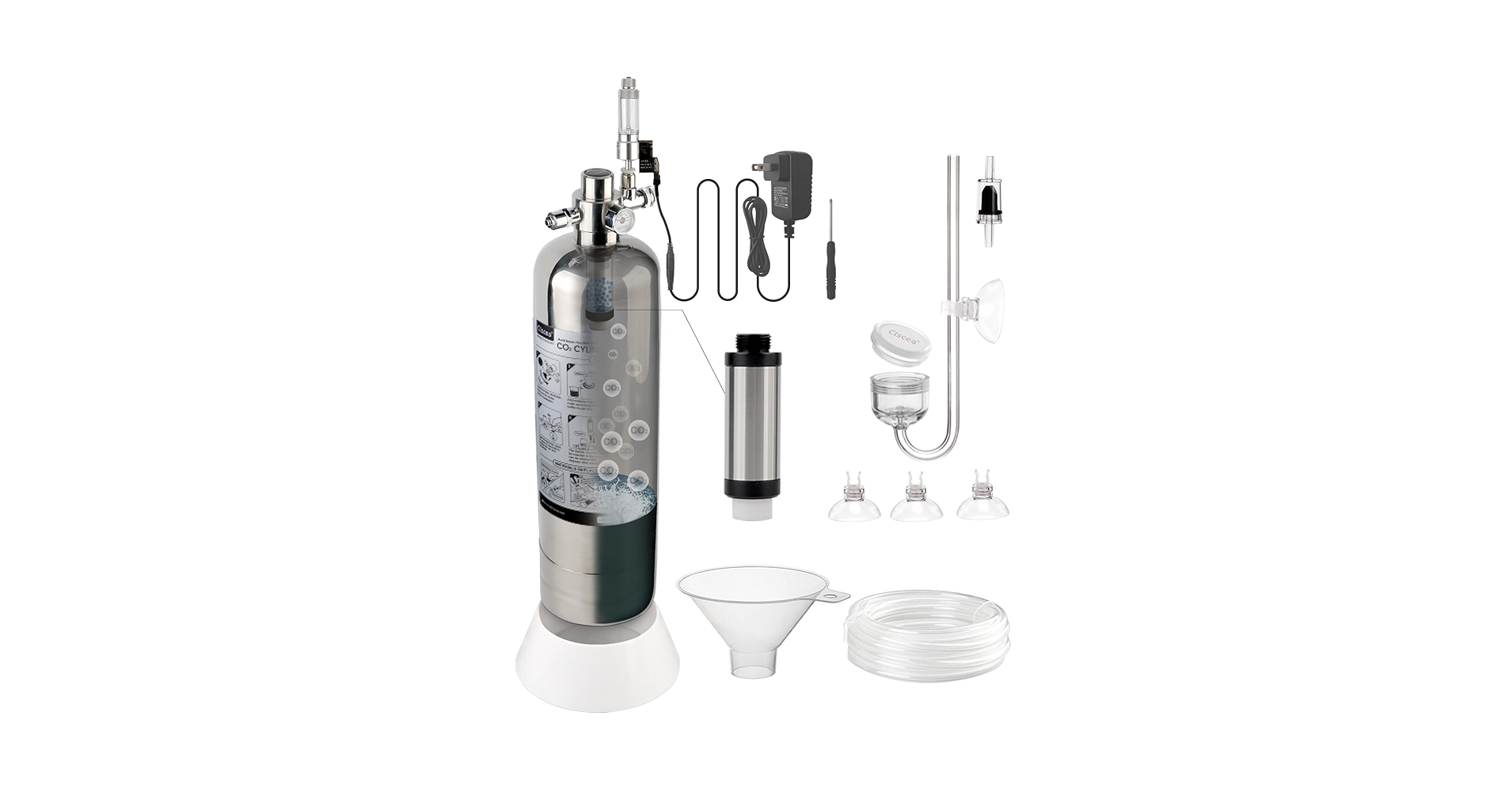 水草育成 AGW CO2 Generator System Chihiros CO2 Generator Kit 2.5L