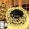 CGN Lichterkette außen 35M 300 LED Weihnachtsbeleuchtung innen mit Fernbedienung & Timer, 8 Modi IP65 wasserdicht Lichterkette Weihnachtsbaum, warmweiß Lichterkette aussen für Garten Balkon Hochzeit