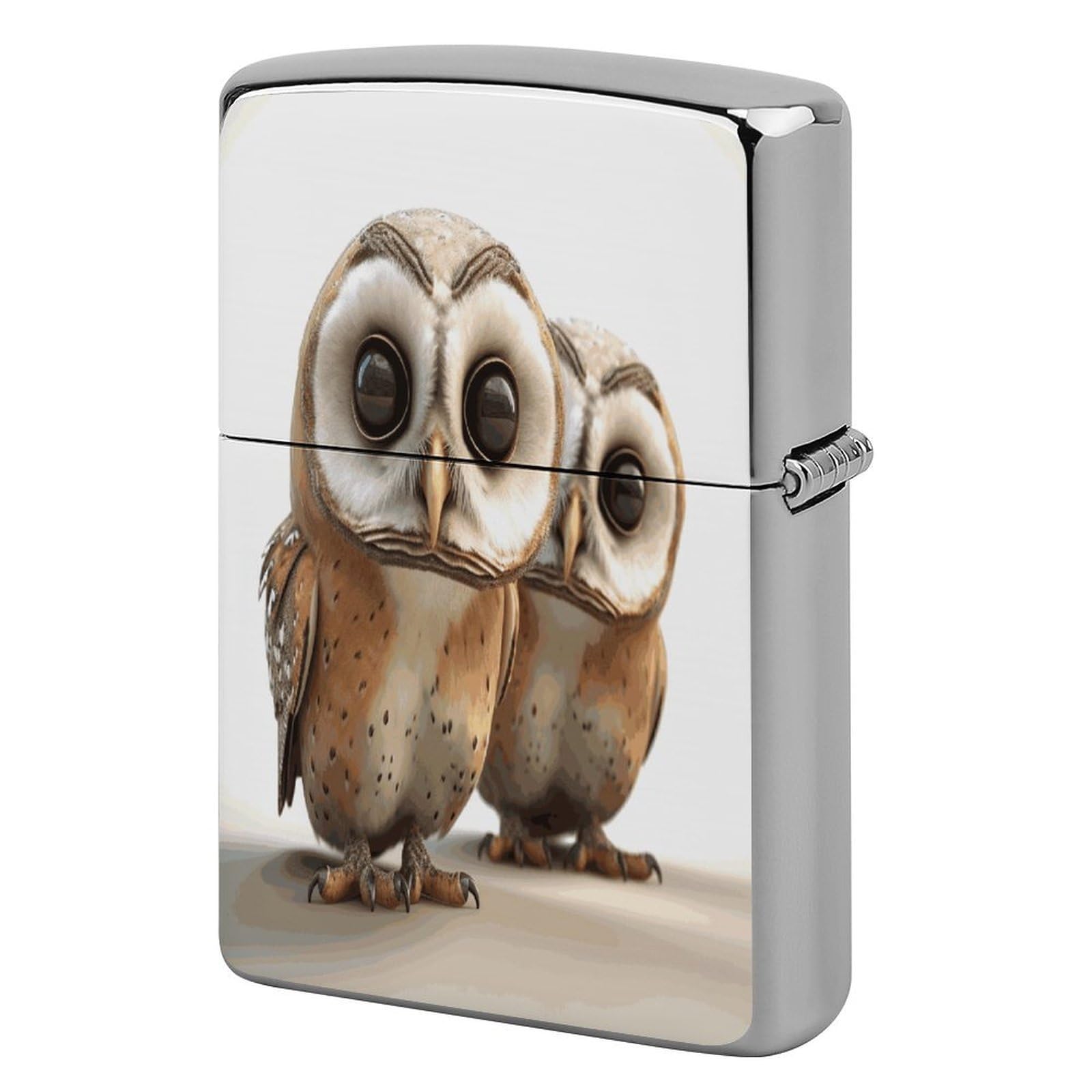 Fekiloot Style Funny Owl Lighter Case Cover Lighter Holder