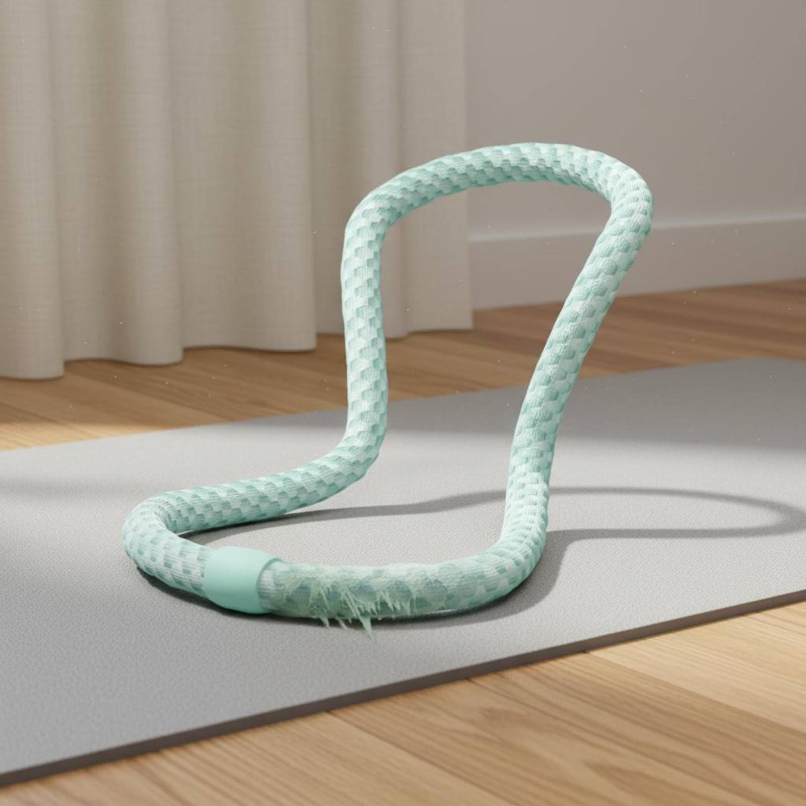 Fitness Hoop Morbido Silenzioso Fitness Hoop da Allenamento Delicato Sulla Vita Cerchio Pesato per Uso Domestico