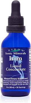 Eidon Ionic Minerals - Iron Liquid Concentrate - 2 fl oz