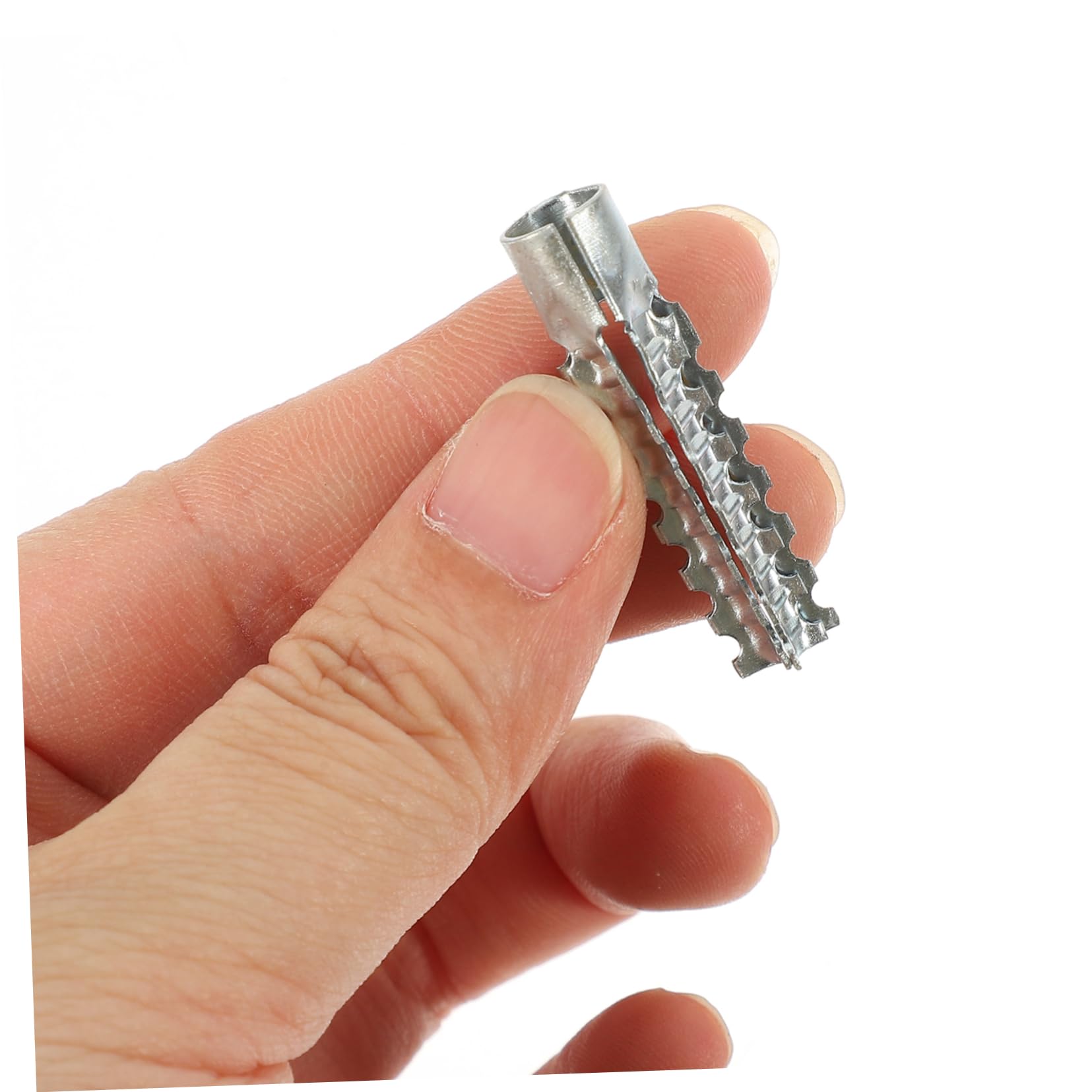 NULYLU Drywall Anchor Set 50 Pieces Heavy Duty Steel Wall Anchors Expansion Nuts for Cavity Walls Random