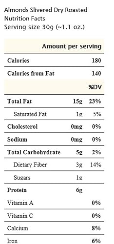 Miniatura 6 de Almendras tostadas secas sin sal (2 libras) – Horneadas en pequeños lotes para mayor frescura – Apto para veganas y cetogénicas – Tostadas a la