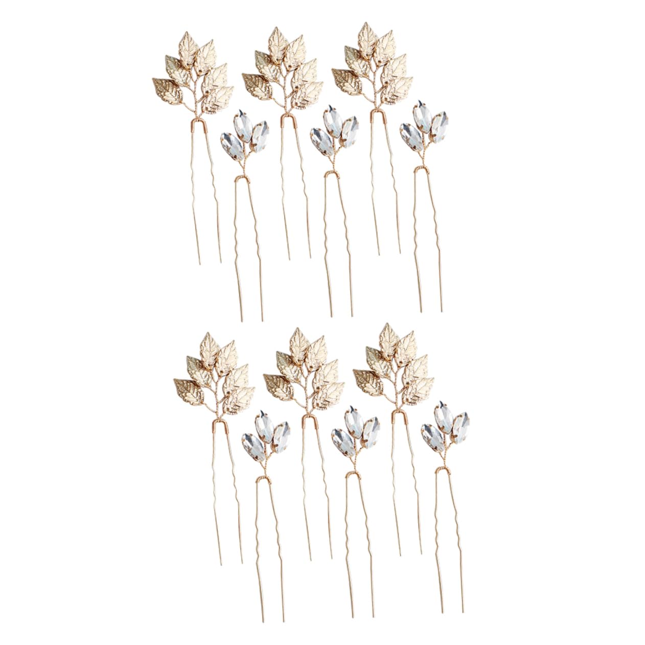 FRCOLOR 4paquetes Horquillas De Novia De Aleación y Rhinestone Adornos Para Peinados De Boda Accesorios De Cabello Elegantes y