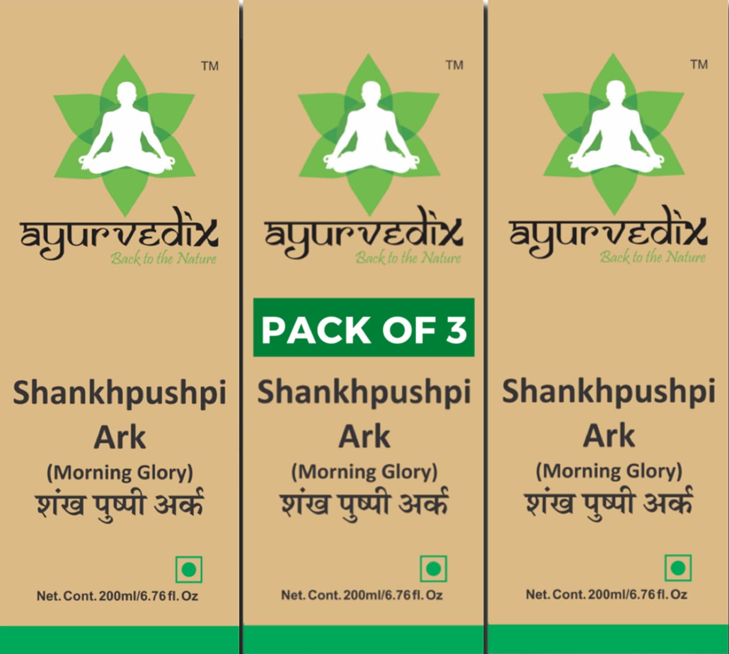 Ayurvedix Shankhpushpi Ark | All Natural Shankpushpi Distillate Helps Improving Memory and Concentration Levels | 600 ML (200 ML, Pack of 3) (B09HXSG5TD) Amazon Price History, Amazon Price Tracker