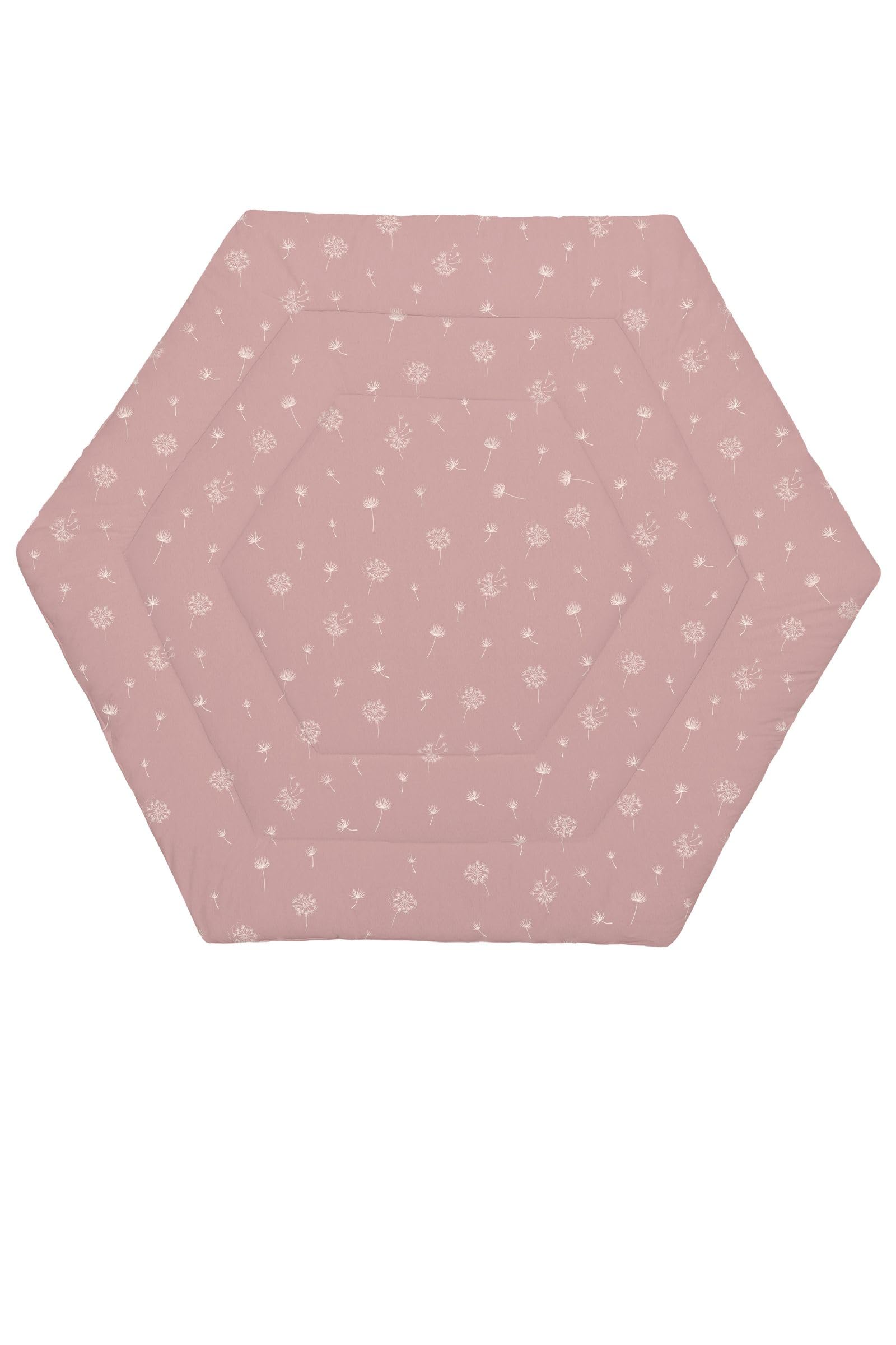 Fillikid Einlage Laufstall 6-eckig Exklusiv | Krabbeldecke Laufgitter 124 cm | Schutzeinlage Laufgitter weich gepolstert | Spieldecke waschbar | Laufgittereinlage