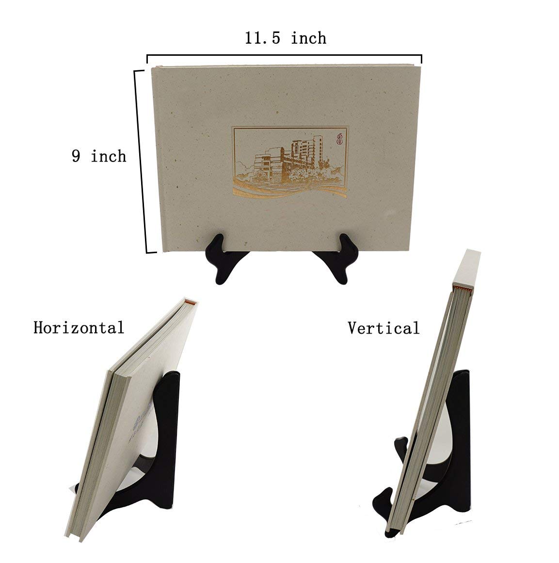 Support Assiette En Bois ANBOXIT - Chevalet Décoratif Polyvalent (3