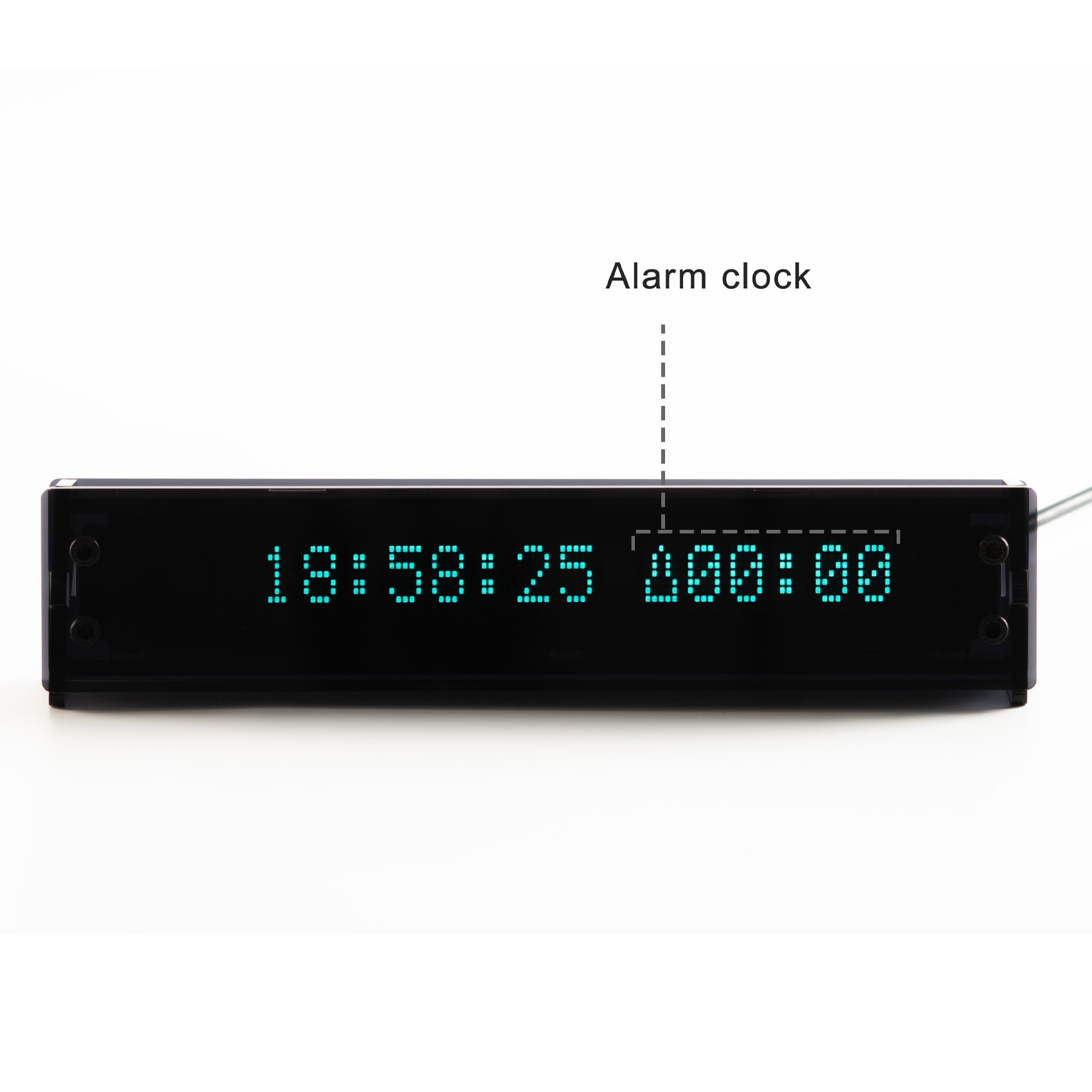 Amazon.com: LGLSTUDIO VCK-V16 VFD Desk Clock — 16-Digit Dot-Matrix