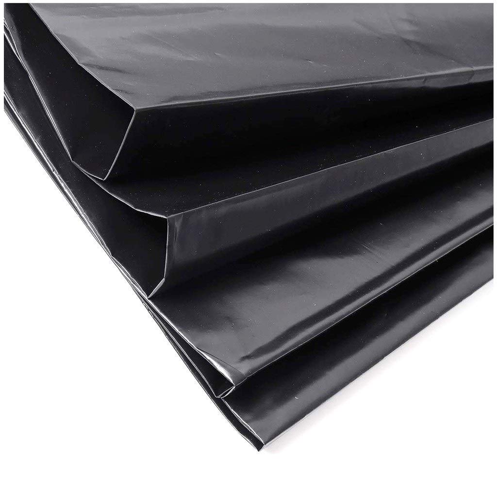 HDPE Rubberen Vijverfolie, grote visvijver folie tuinen zwembaden Membraan versterkt landschap,voor Visvijver, Watertuinen, Zwart, Dikte 0.3MM (Size : 3x3m/9.84x9.84ft