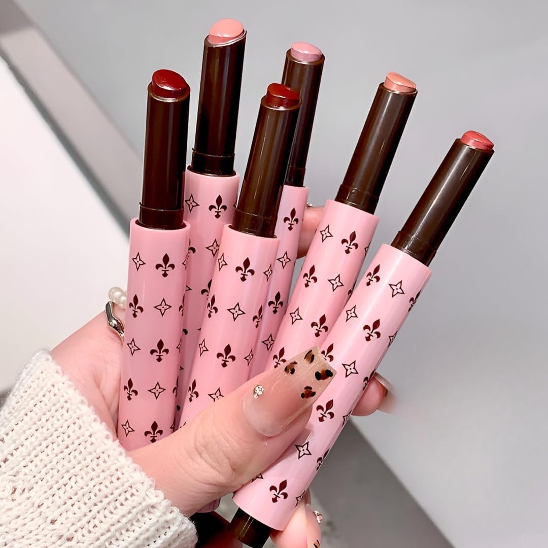 Gege Bear Translucent Lip Glaze | Non-Sticky Moisturizing Lips Tint | Nude Dream Coffee Peach Raspberry Shades Collection | Multi-Occasion Beauty Essential for Modern Girls | Long-Wear Glossy Solid Lipstick | Cute Pink Star Pattern Packaging | Waterproof Long Lasting Lip Gloss (06# Sweet Tea Raspberry, 1.8g)-picture-12