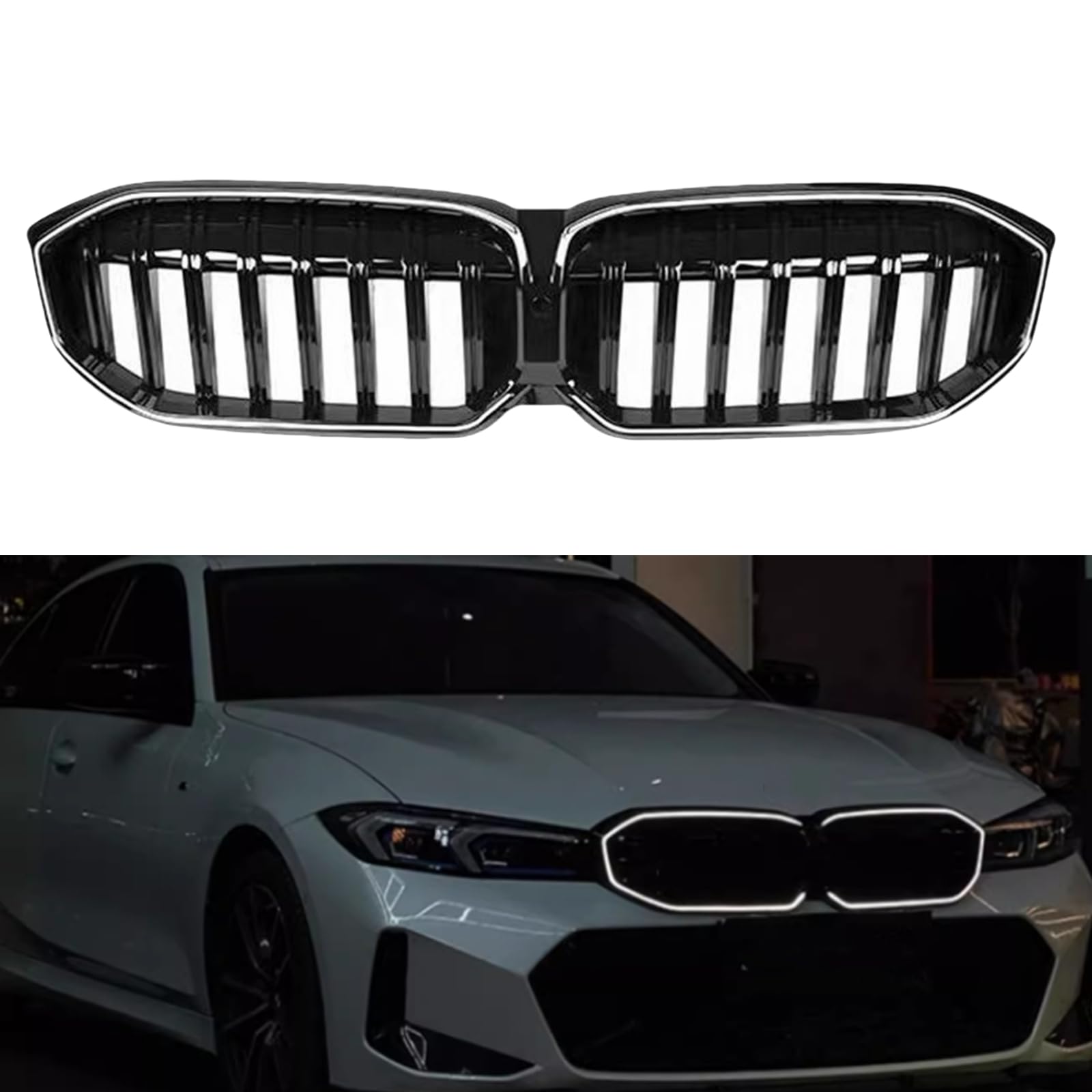 Amazon | BMW 3シリーズ G20 2023-2025用フロントキドニーグリル